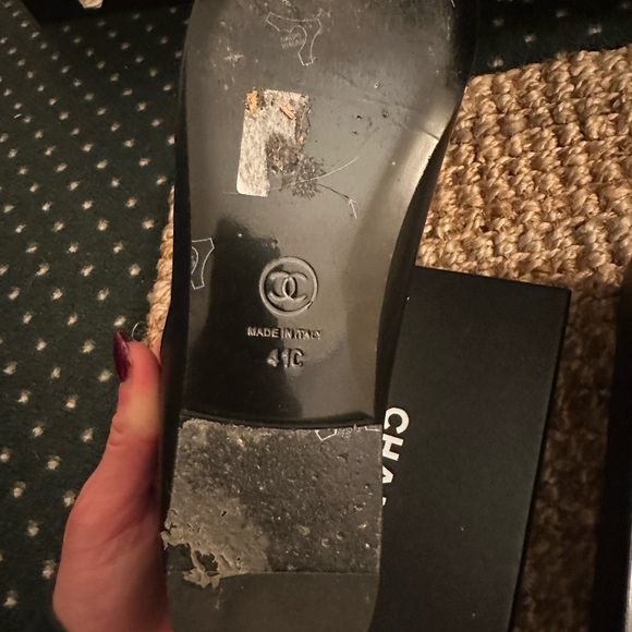 Beautiful black Chanel flats size 41 - Picture 4 of 9